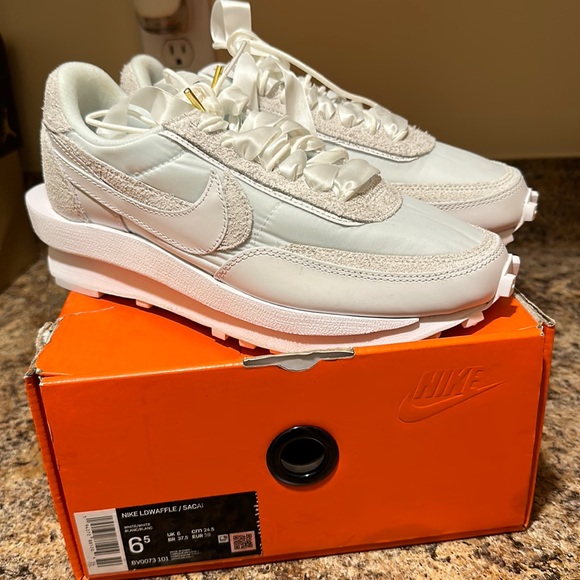 Nike Waffle Sacai Nylon Sz. 6.5 - Picture 1 of 4